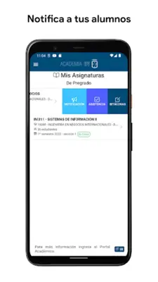 Academia UV android App screenshot 2